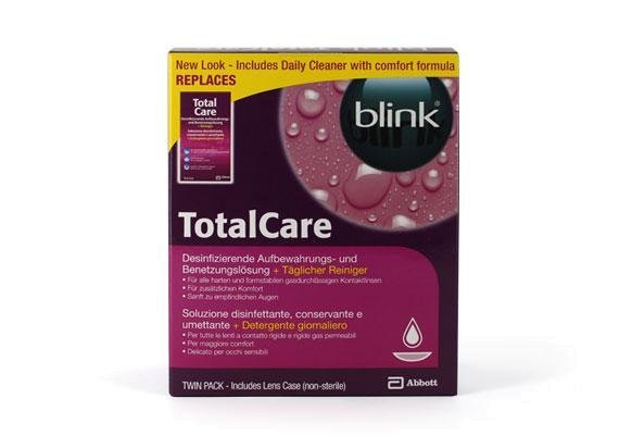 Total Care Twin Pack Benetzungslösung + Reiniger (2x120ml + 4x15ml)